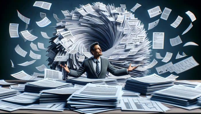 Debt Consolidation Loans for Self-Employed: UK Guide | DCL Debt Consolidation Loans for Self-Employed: A self-employed person in the UK consolidating multiple debts into one loan, looking relieved.