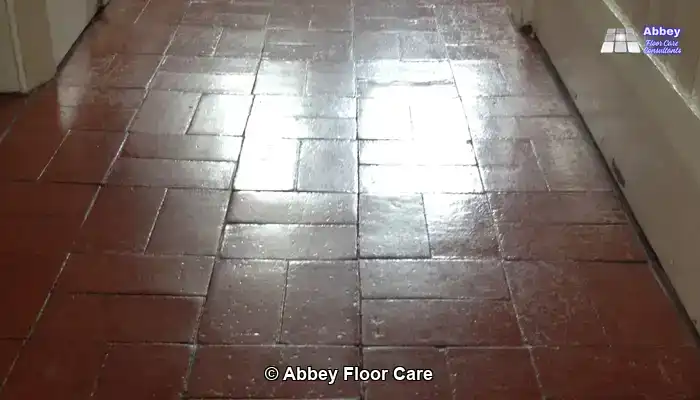 Deep Cleaning Quarry Tiles for Decades of Stubborn Grime