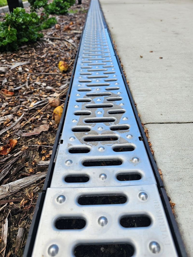 Strip Drains Installed Rotated