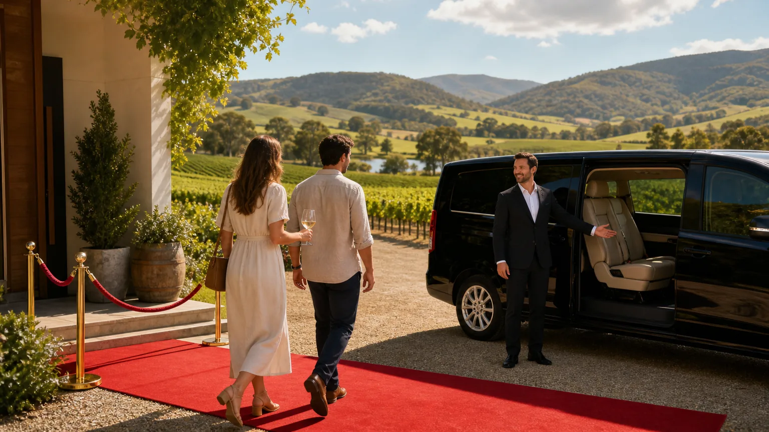 Red Carpet Wine Tours: visual reference for 1. Red Carpet Wine Tours: Exclusive Private Tours From Your Doorstep