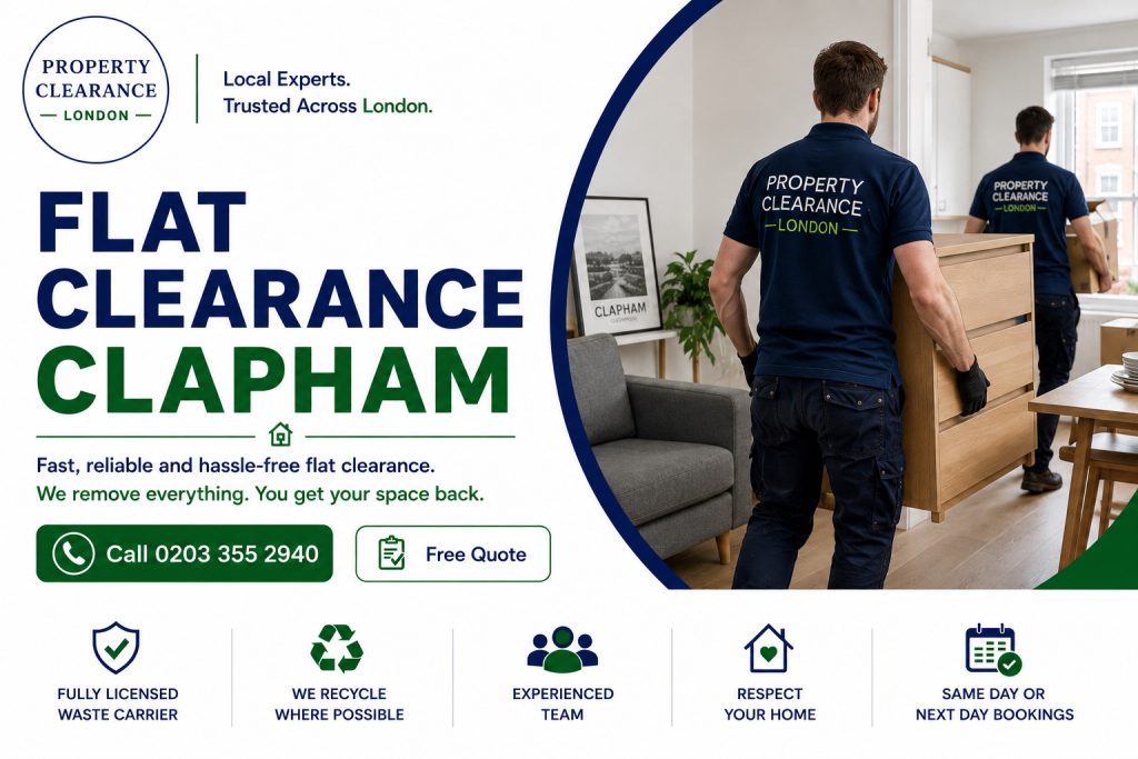 Flat Clearance Services by Trusted Experts in Clapham