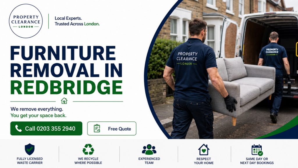Furniture Removal Services in Redbridge: Expert Tips