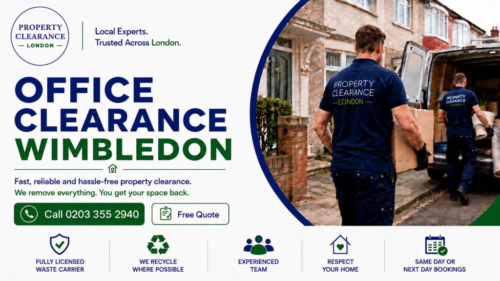 Office Clearance Services in Wimbledon: Reliable Solutions